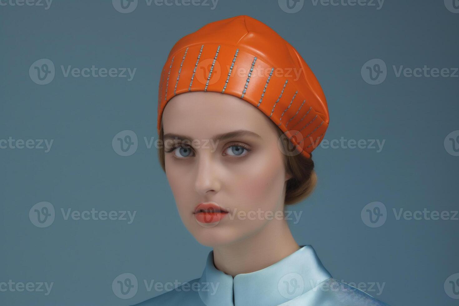 woman in futuristic style photo