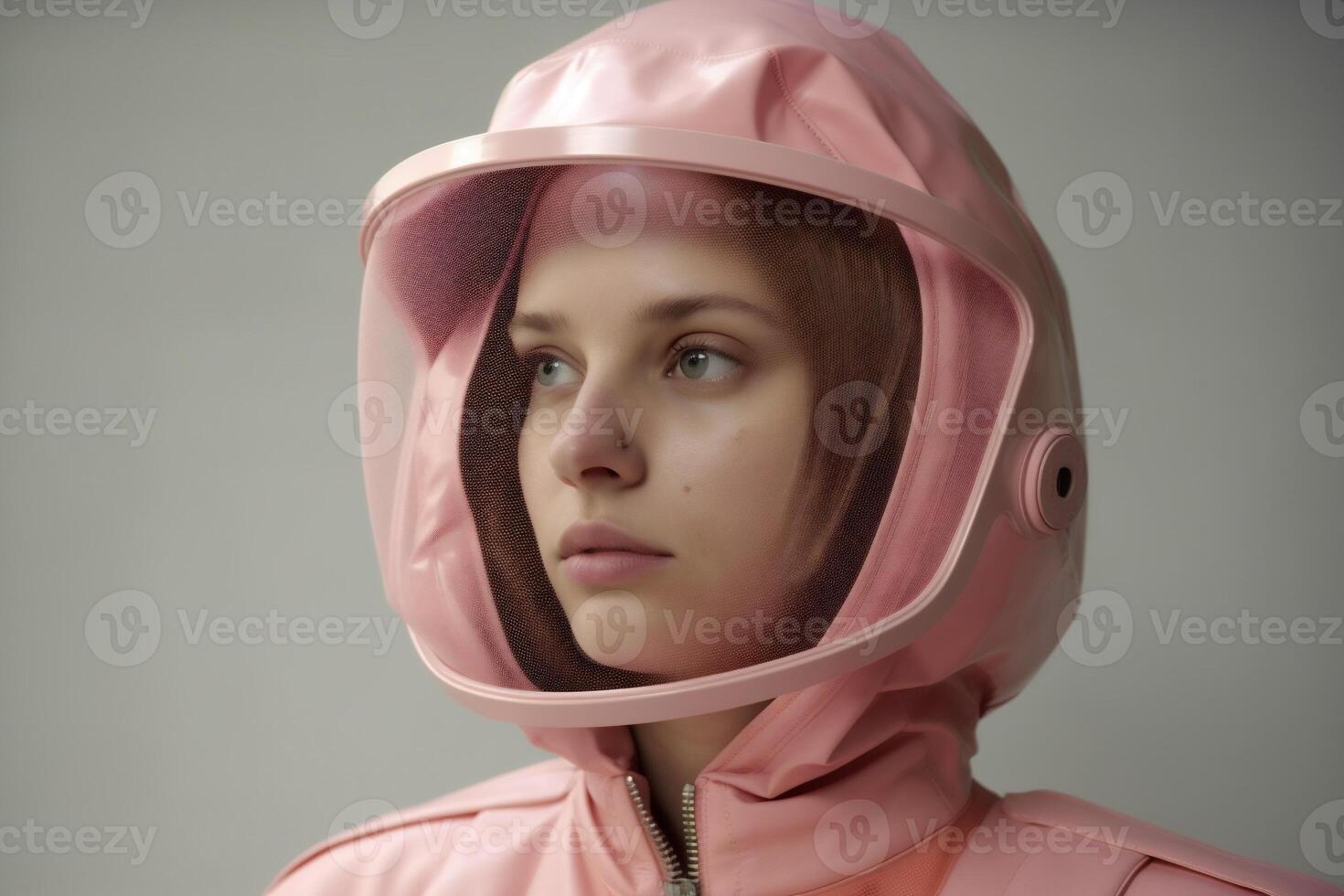 woman in futuristic style photo