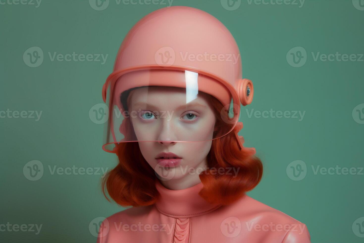 woman in futuristic style photo