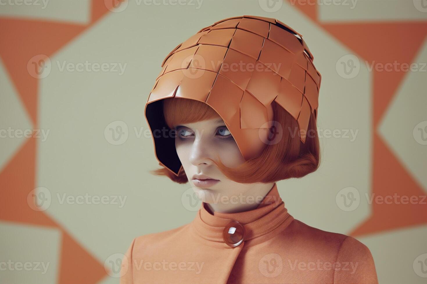 woman in futuristic style photo