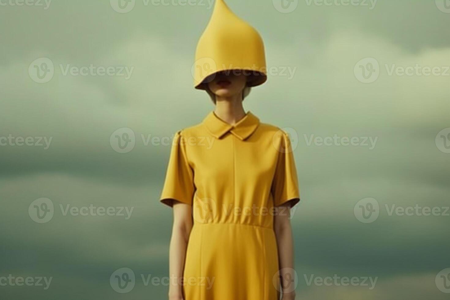 woman in futuristic style photo