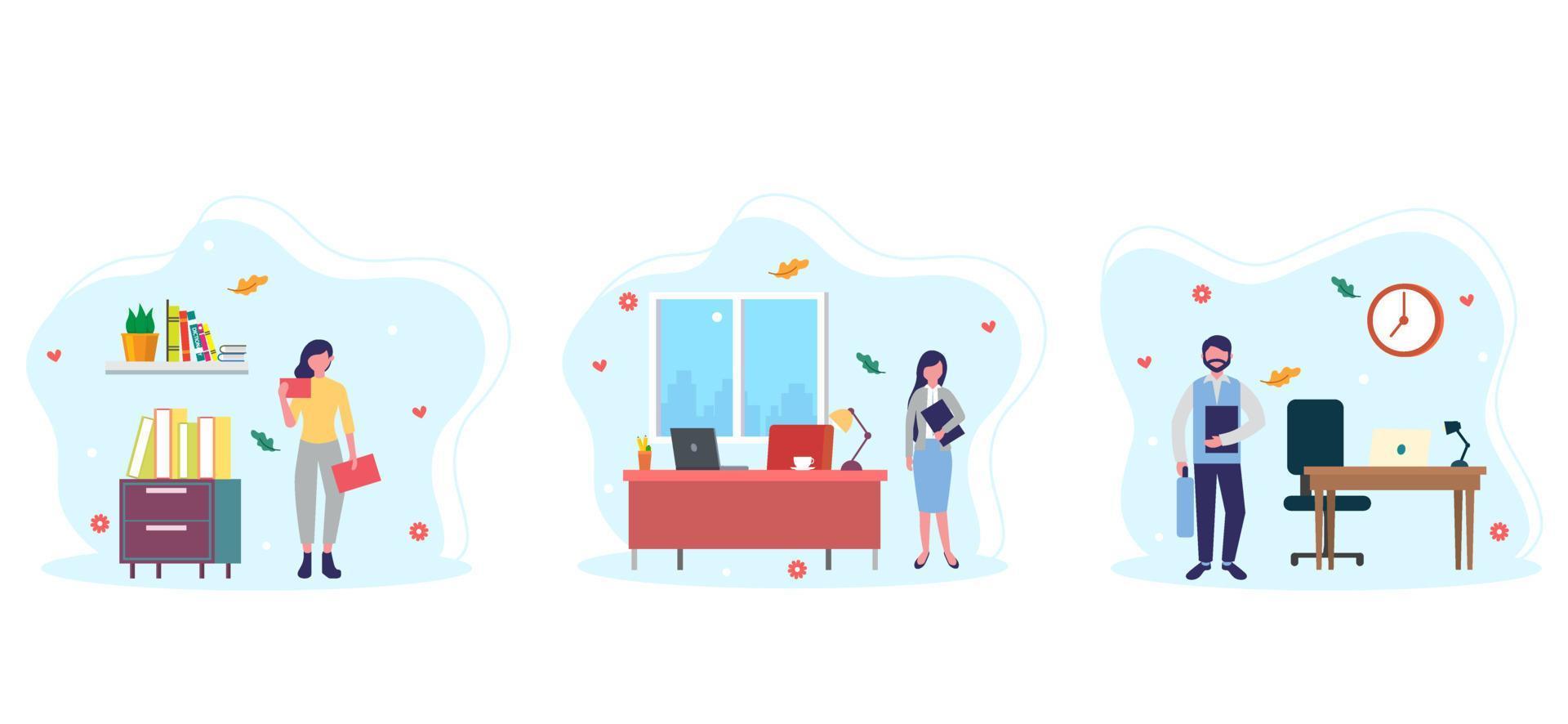 Labour Day Bundle Flat Design vector