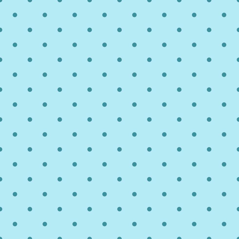 Blue seamless polka dot background Abstract geometric retro endless pattern circle elements. Blue textile paper design. Cute illustration. Fabric blue backdrop template Circular round ornament. vector