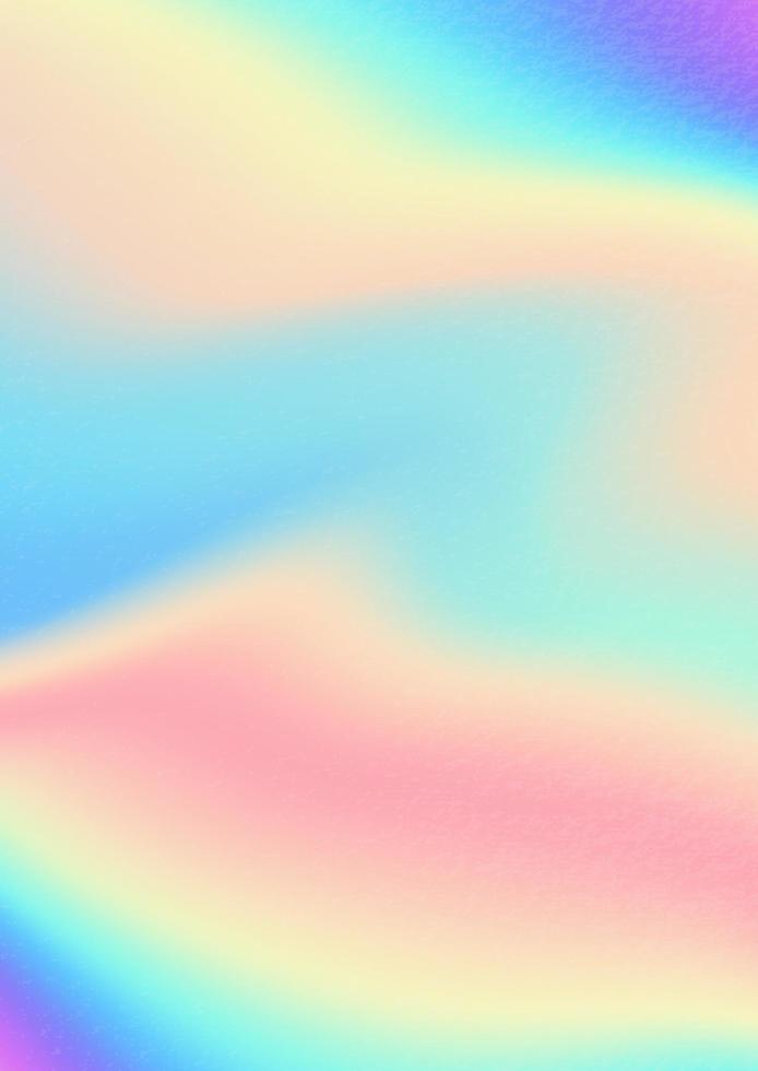Multicolored bright background with iridescent tints of color. Holographic effect, color gradient transitions.1 vector