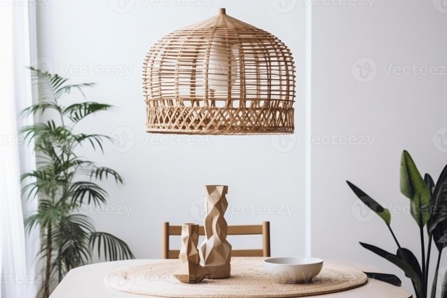 indoors Boho style dining room photo