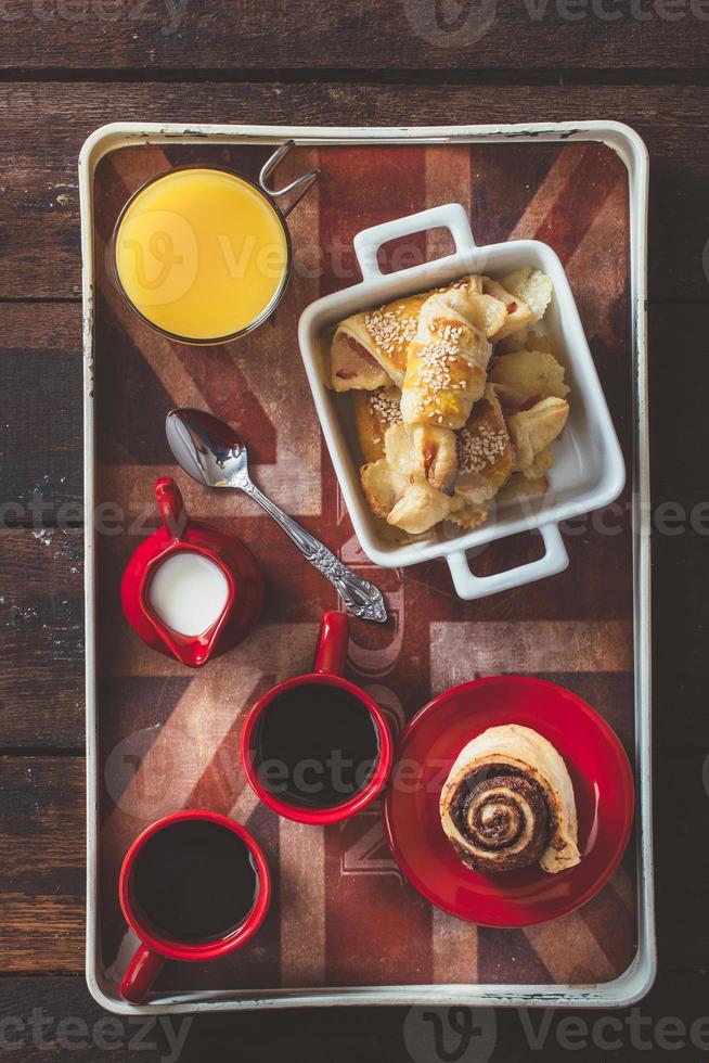 desayuno conjunto arriba foto