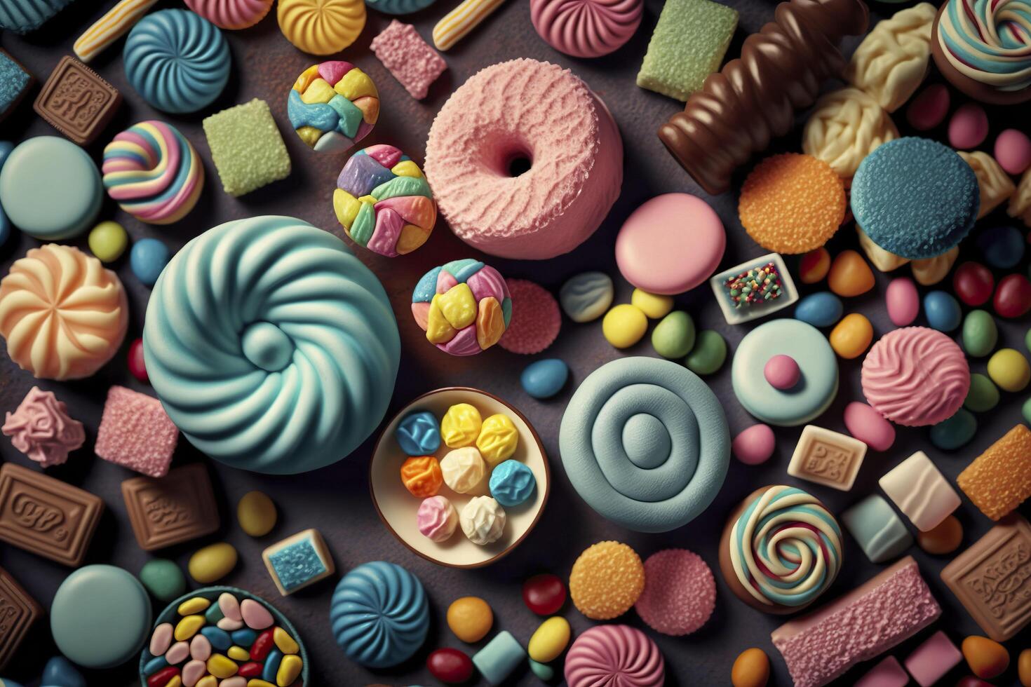 Background of colorful candies. . photo