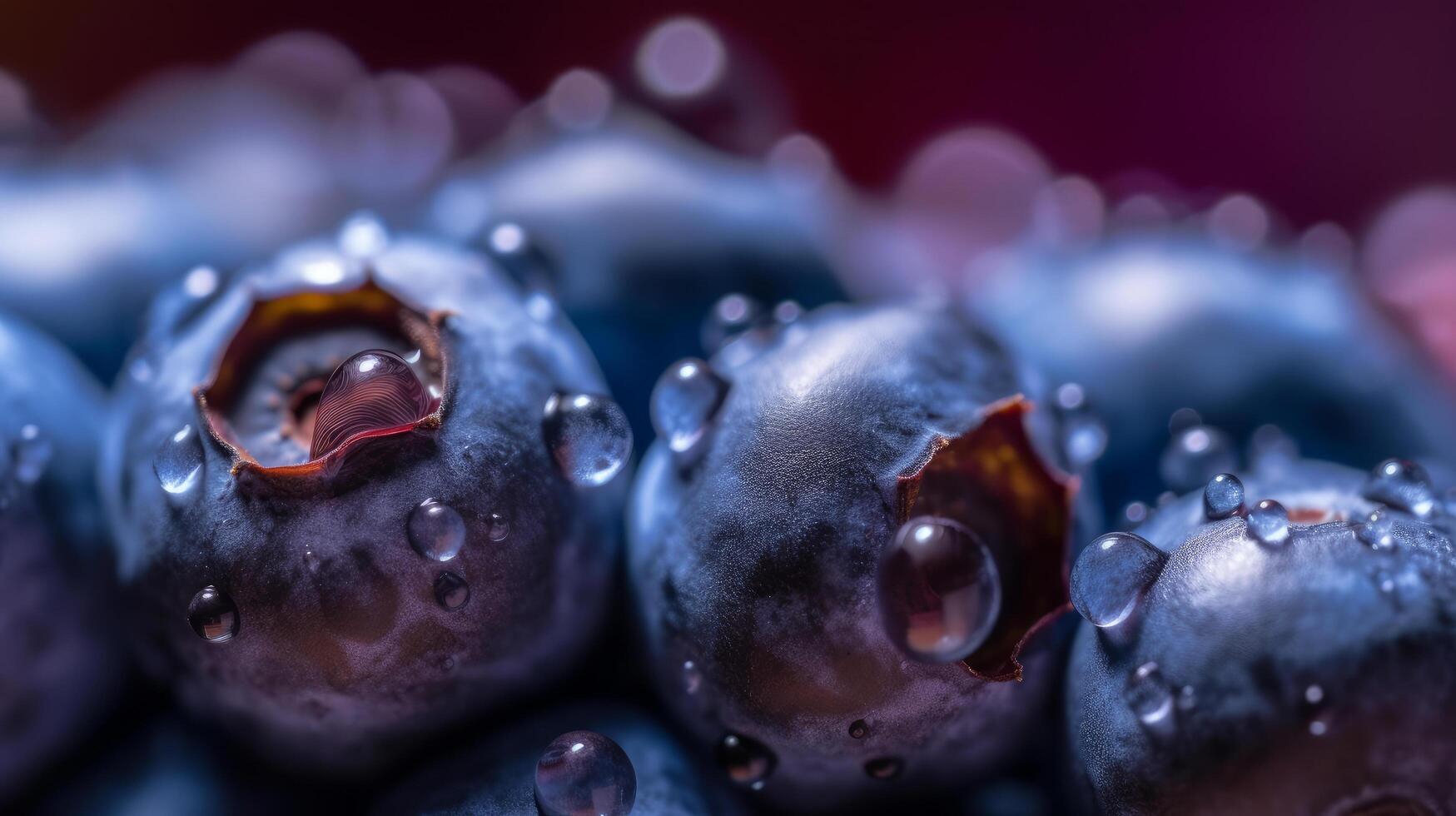 Blueberry macro background. Illustration photo