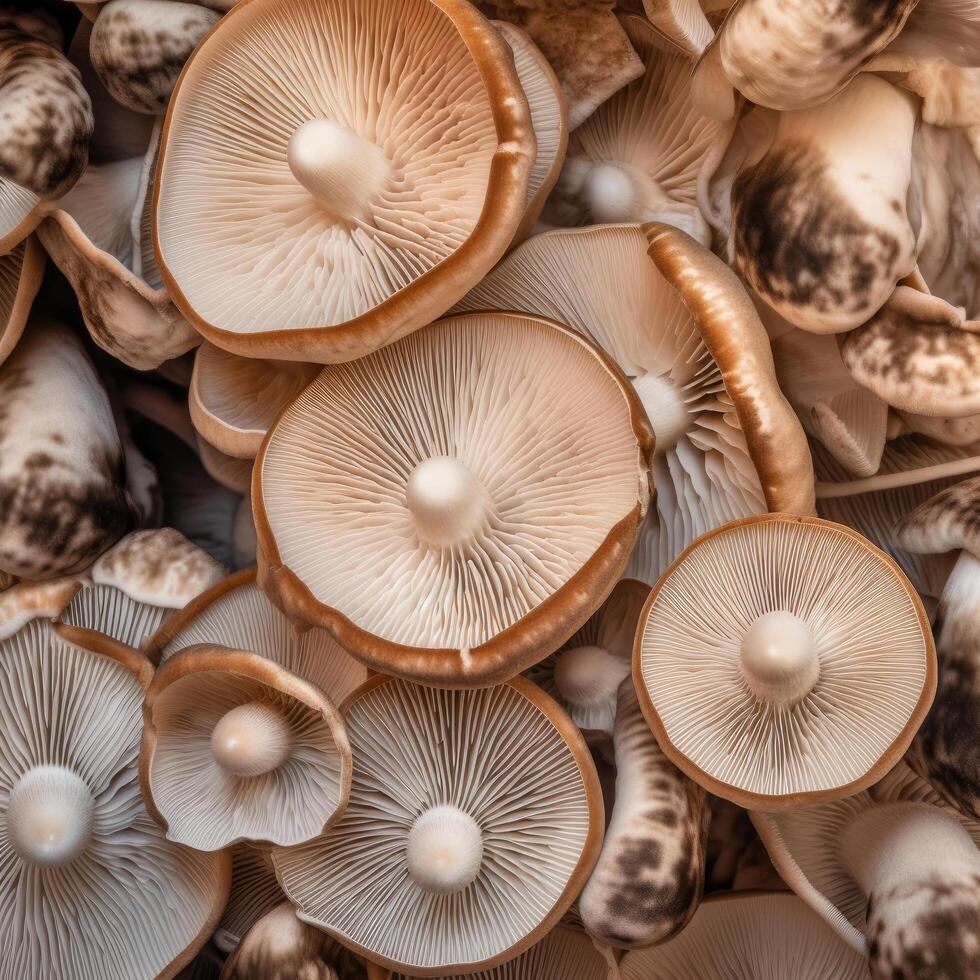 Mushrooms background. Illustration photo