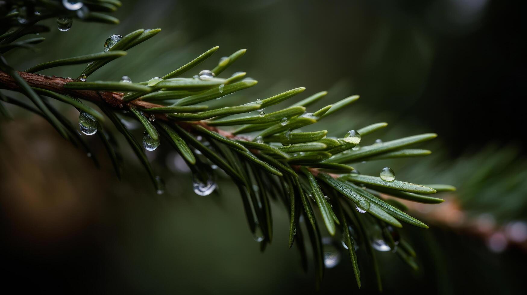 Fir branch. Illustration photo