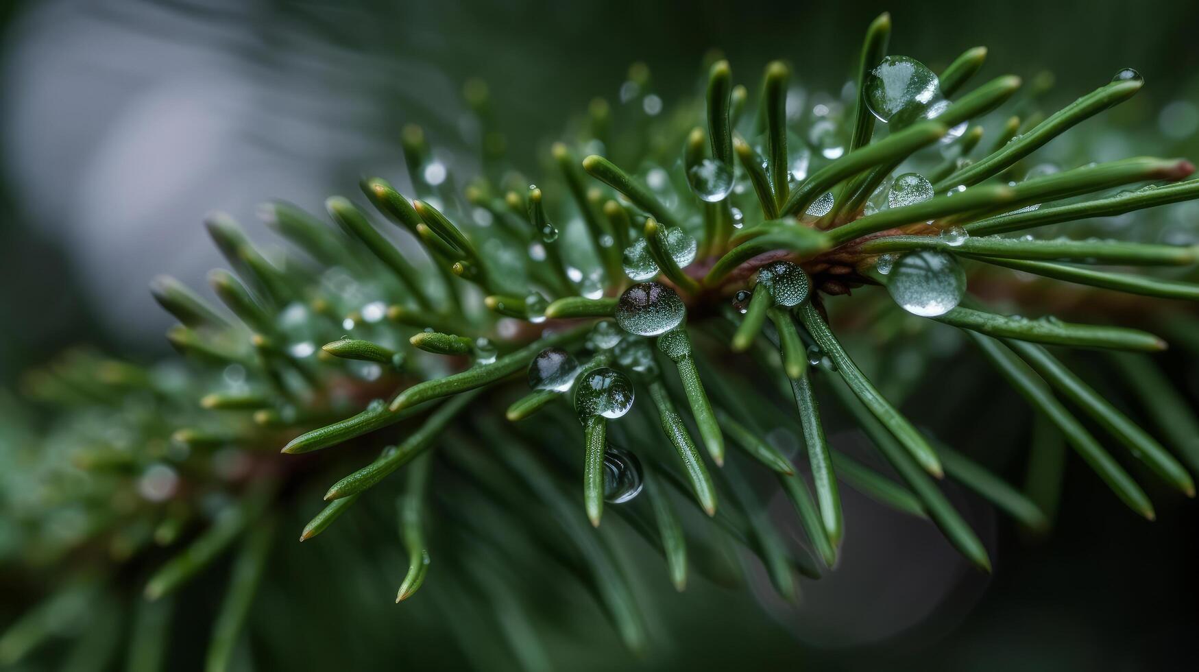 Fir branch. Illustration photo