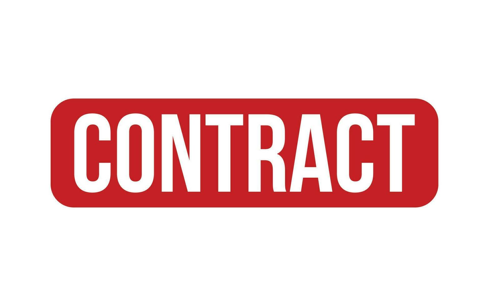 Contract Rubber Stamp Seal Vector