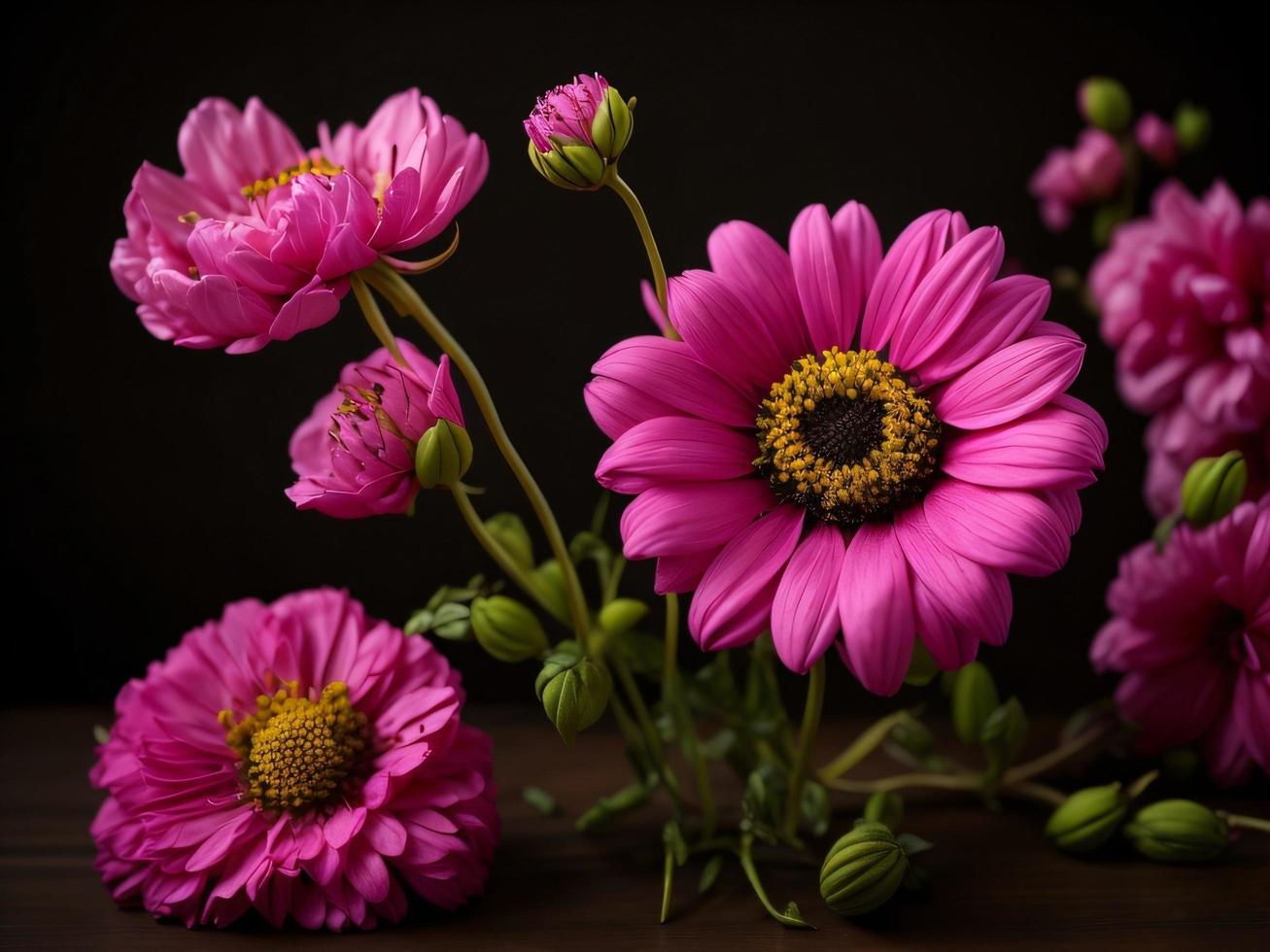 Pink flower bloom photo