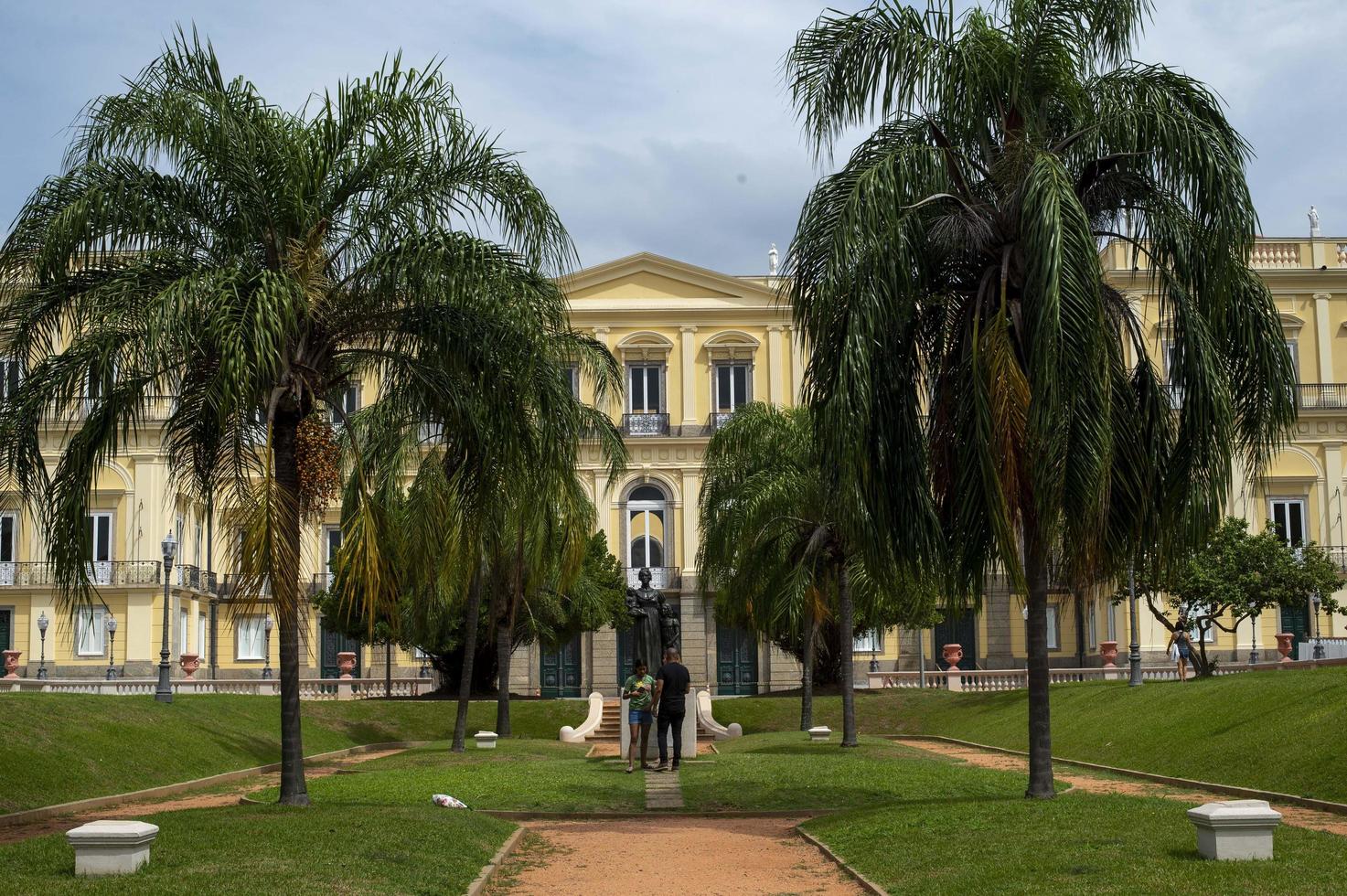 Rio, Brazil - april 07, 2023, Quinta da Boa Vista is a municipal park in the Imperial Quarter of Sao Cristovao, photo