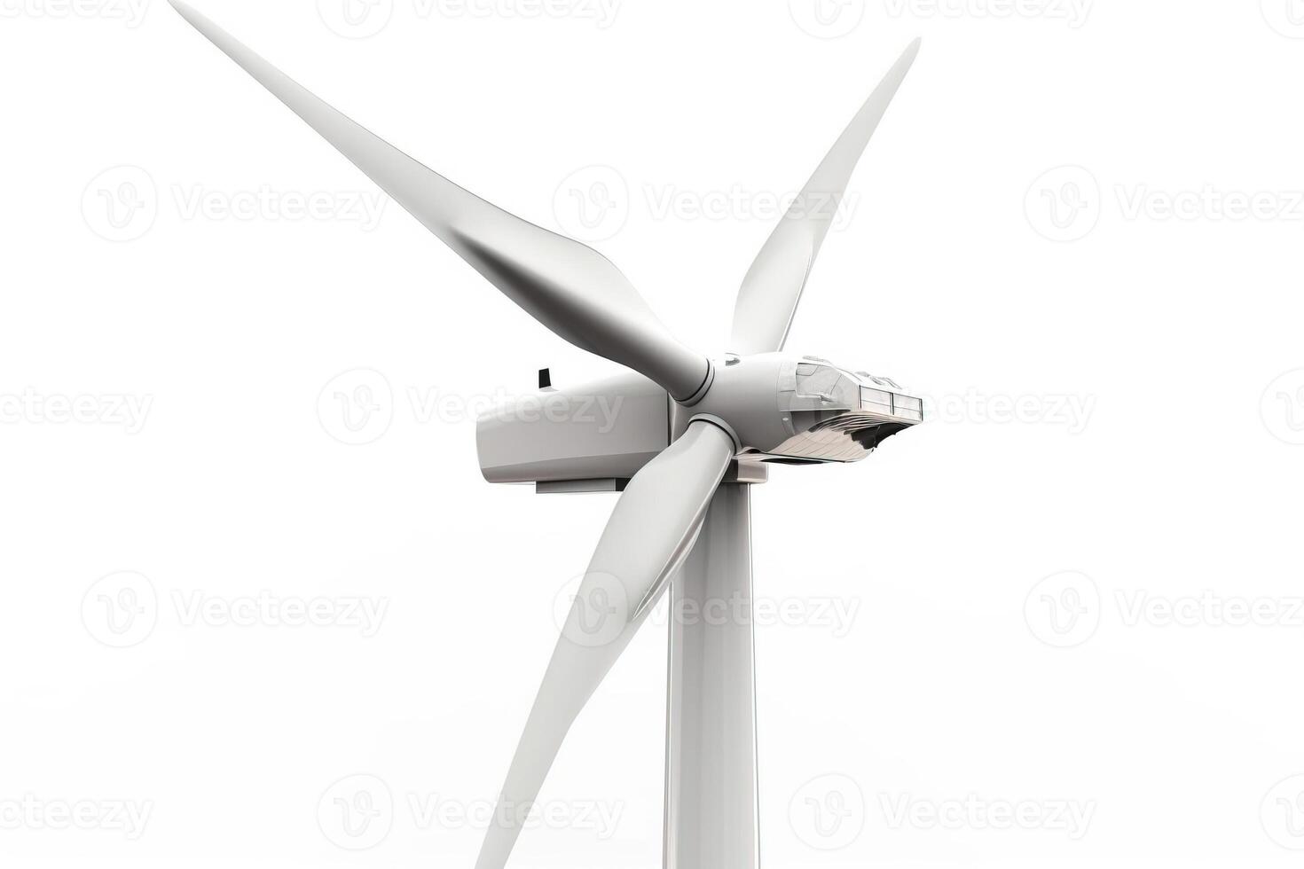 Wind generator on a white background, isolate. . photo