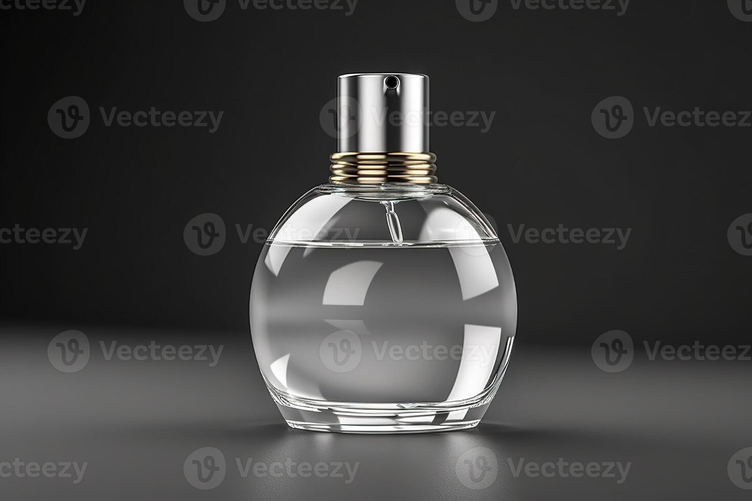 Blank Perfume Glass Bottle for Mockup Illustration with photo