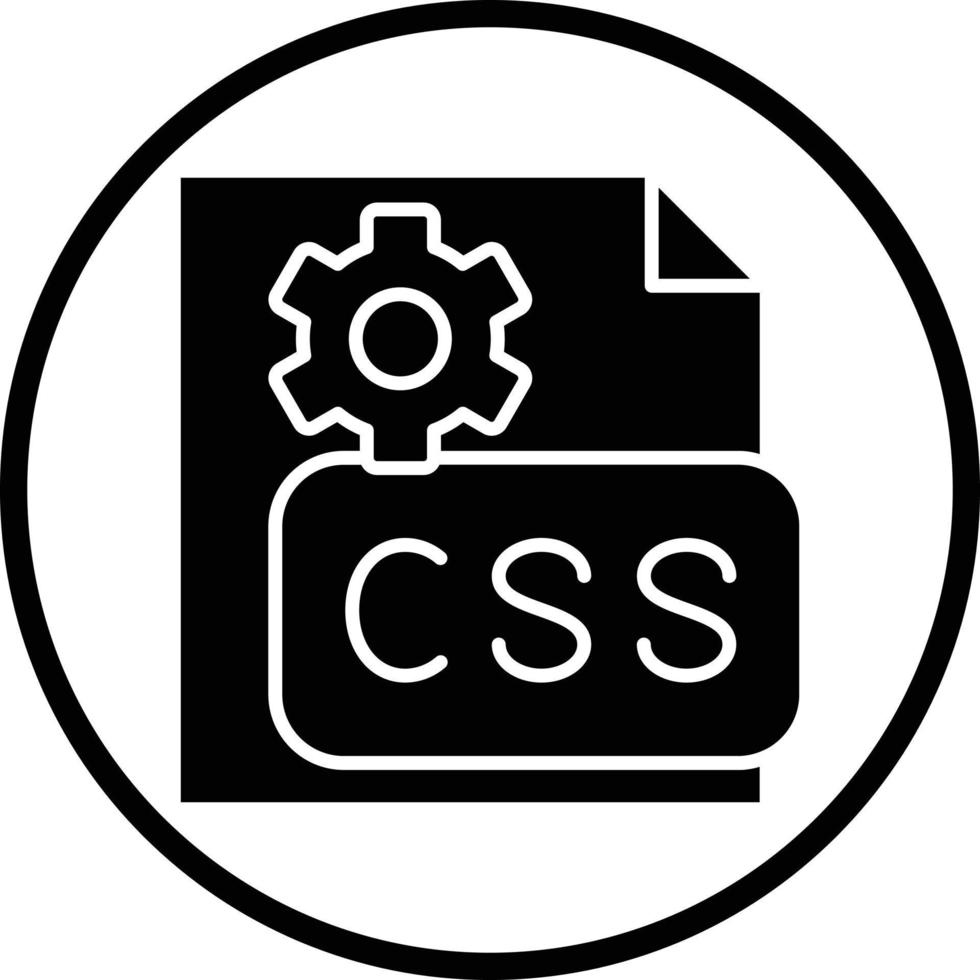 CSS Code Vector Icon Design