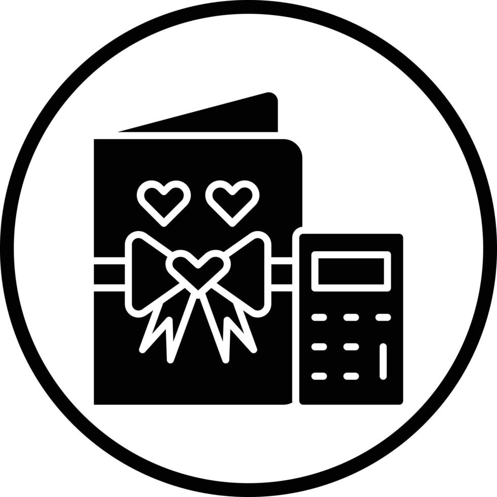 diseño de icono de vector de costo de boda