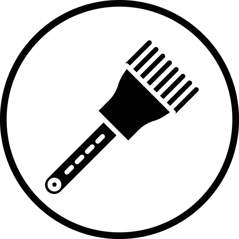 Basting Brush Vector Icon Design