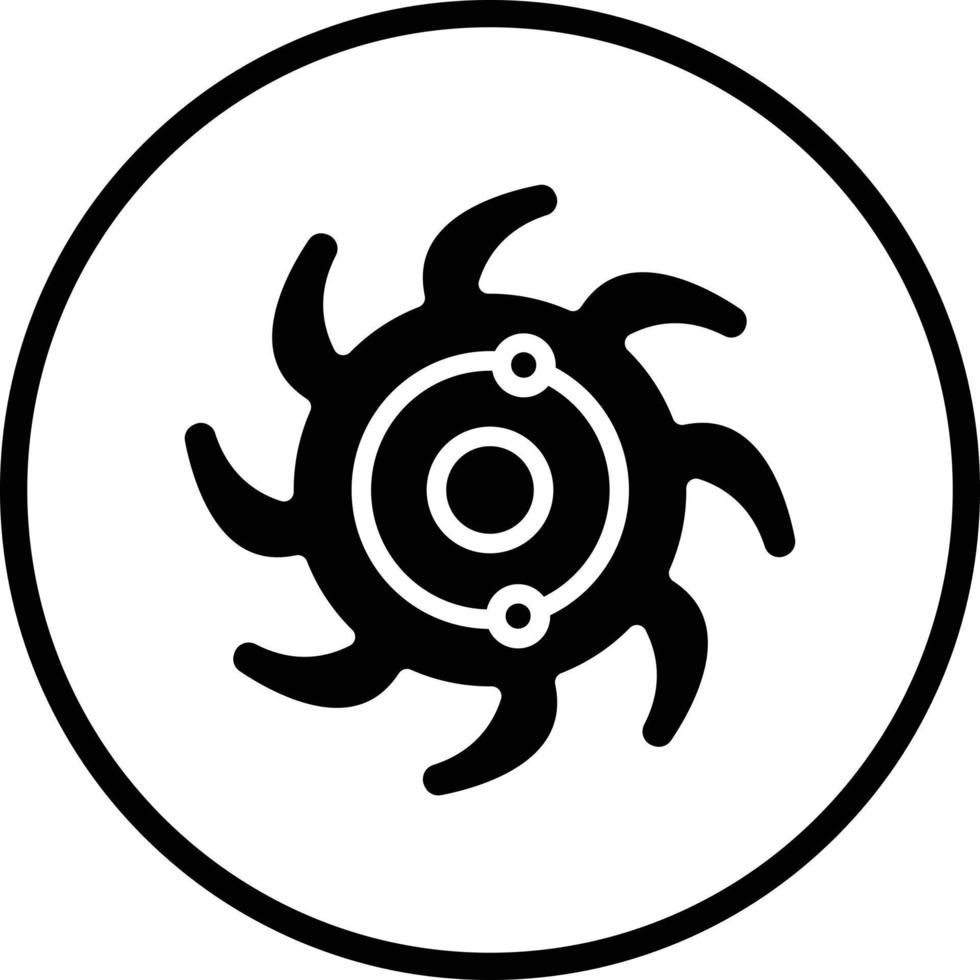 Black Hole Vector Icon Design