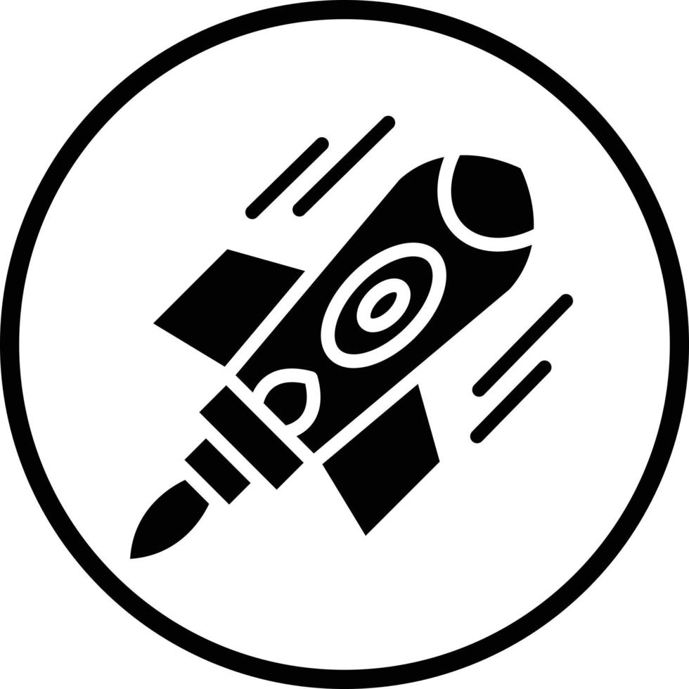 Space Booster Vector Icon Design