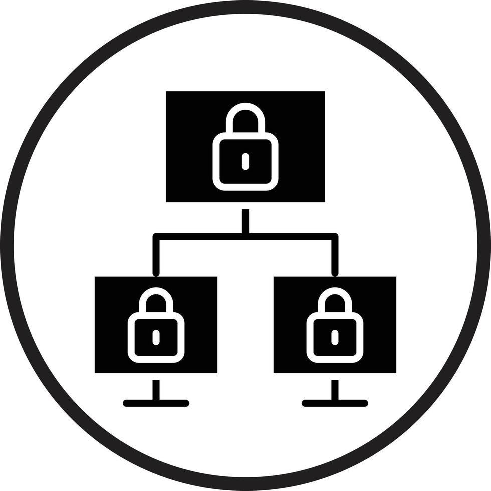 Private Network Vector Icon Design
