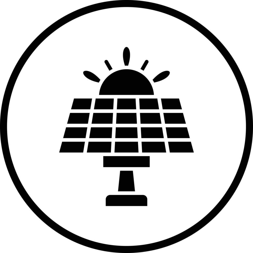 diseño de icono de vector de energía solar