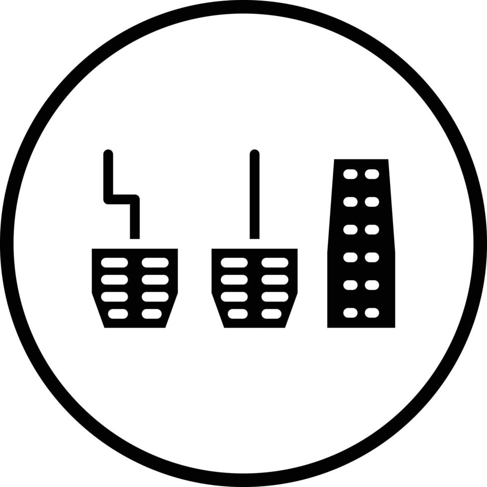 Pedals Vector Icon Design