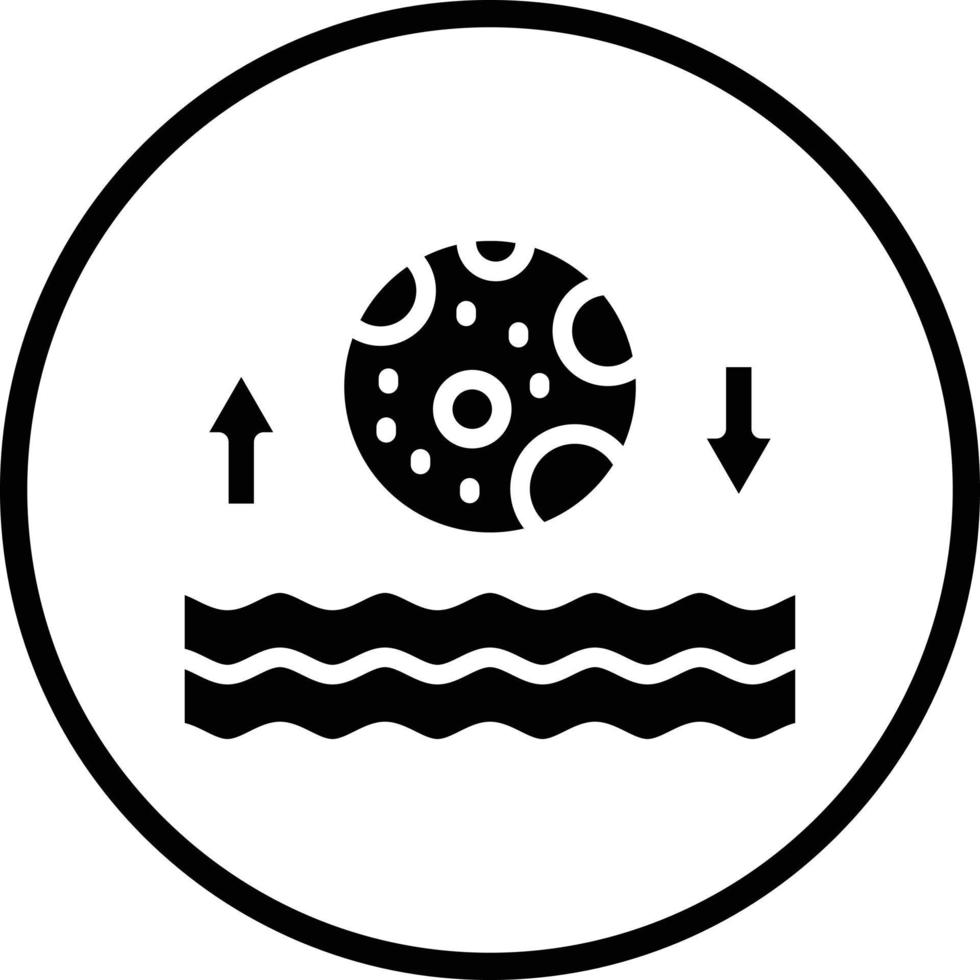 Tide Vector Icon Design