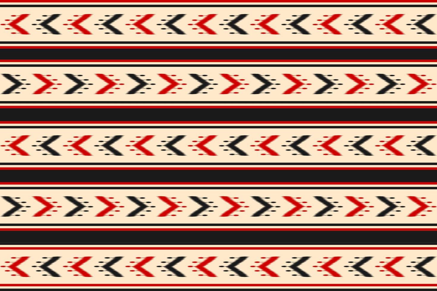 Fabric ikat pattern art. Geometric ethnic seamless pattern traditional. American, Mexican style. vector