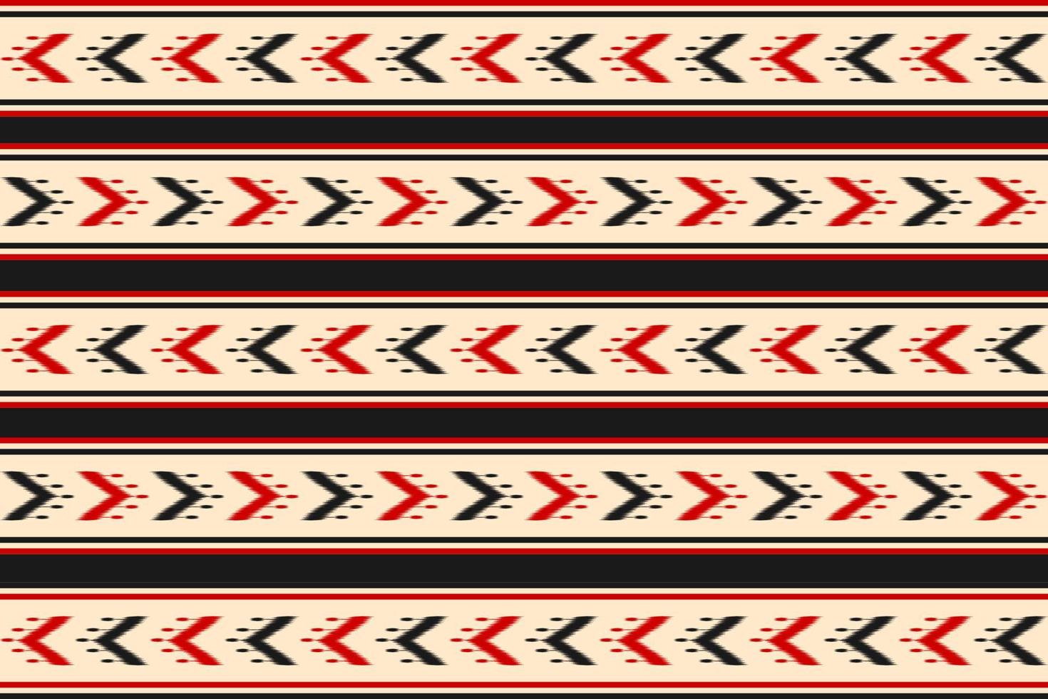 Fabric ikat pattern art. Geometric ethnic seamless pattern traditional. American, Mexican style. vector