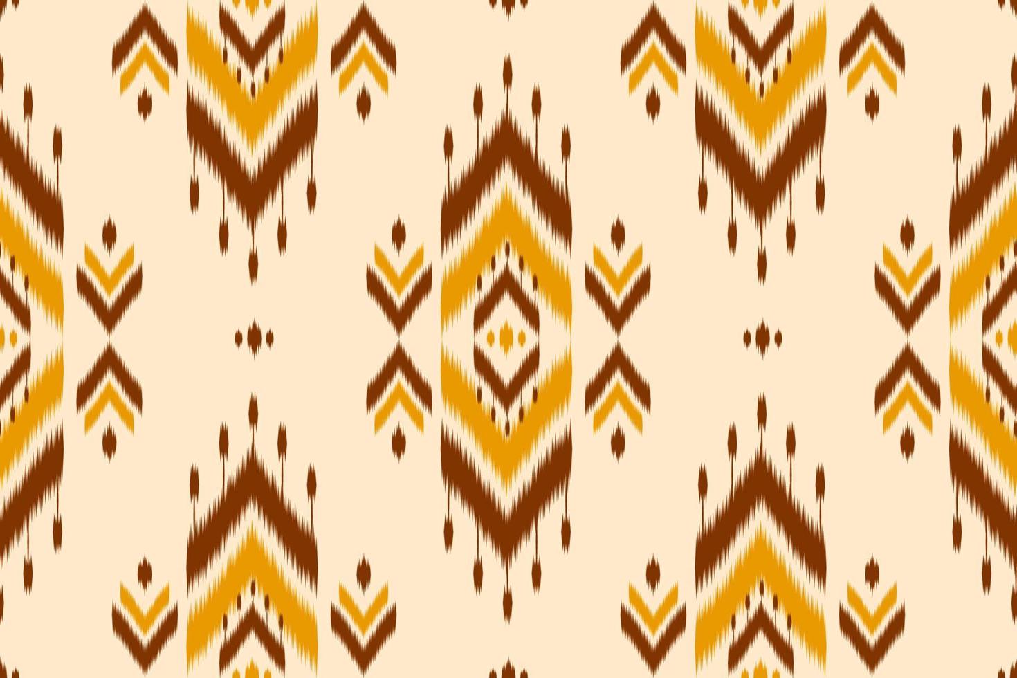 Abstract ethnic ikat background. Geometric seamless pattern in tribal. Fabric Indian style. vector