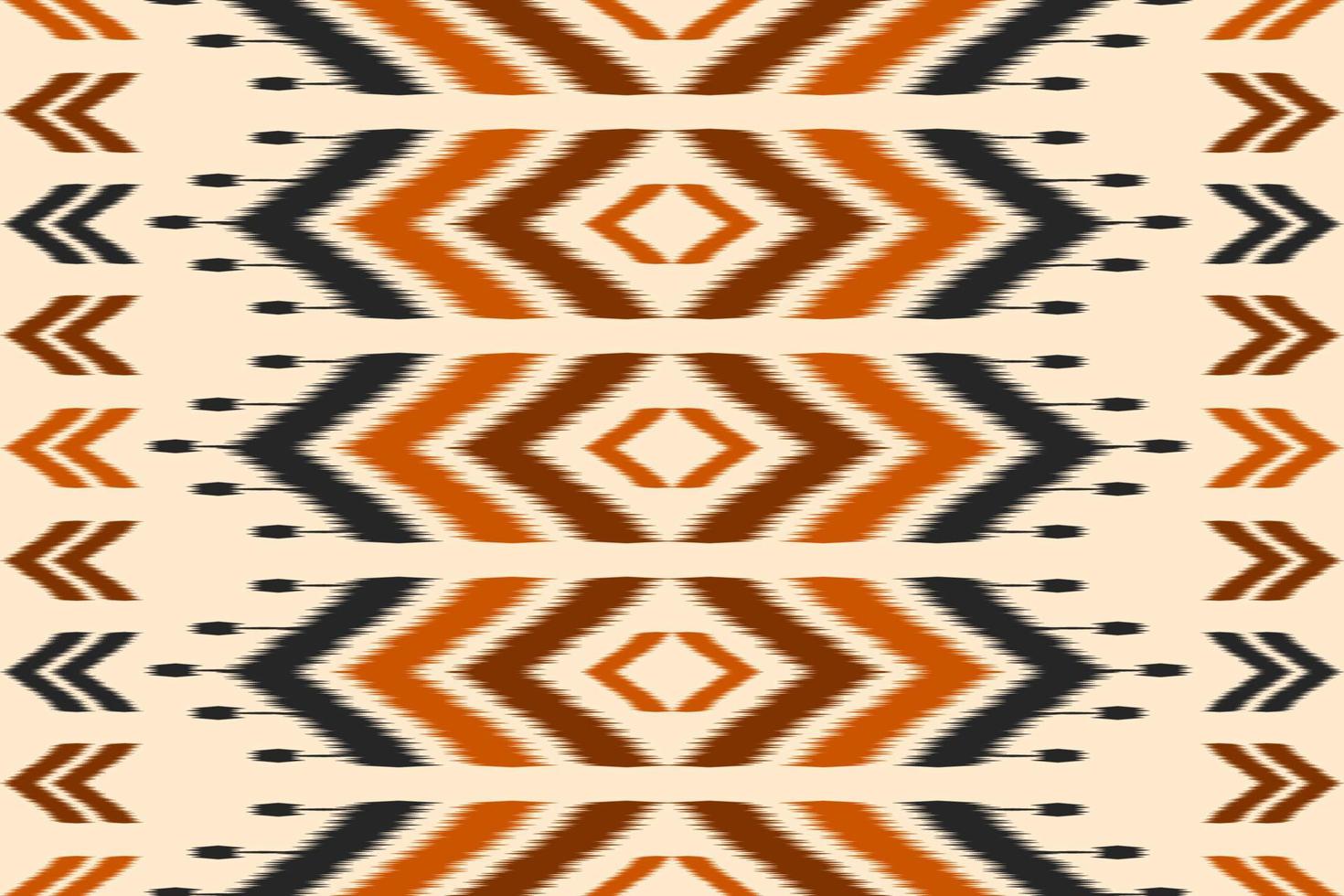 Ethnic ikat seamless pattern in tribal. American, Mexican style. Aztec geometric ornament print. vector