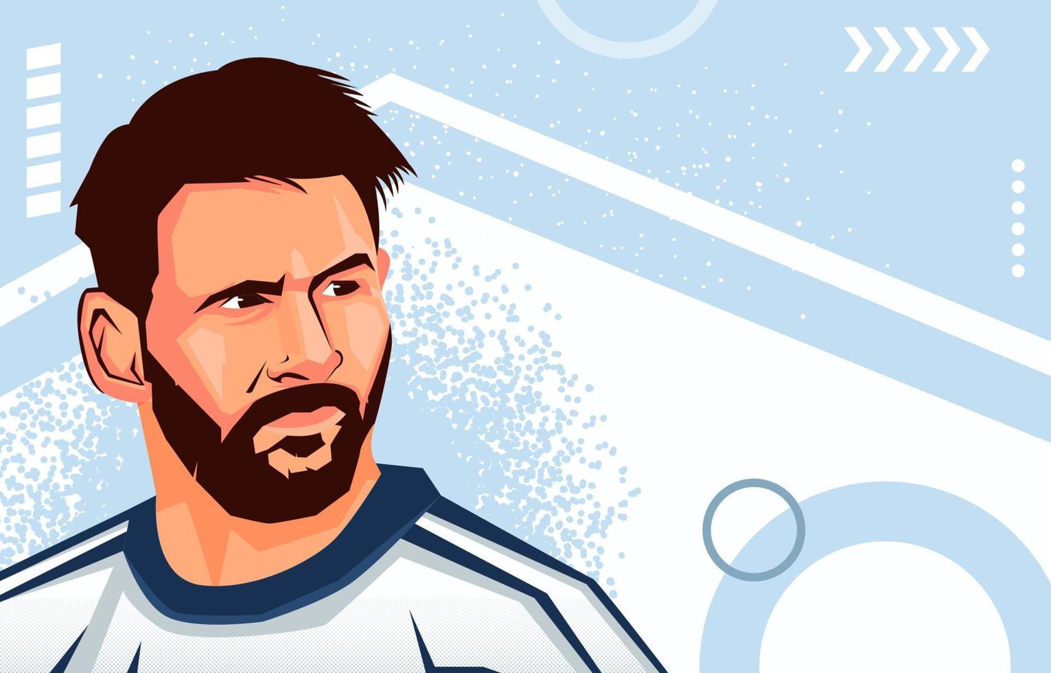 Argentina Football Player Background vector