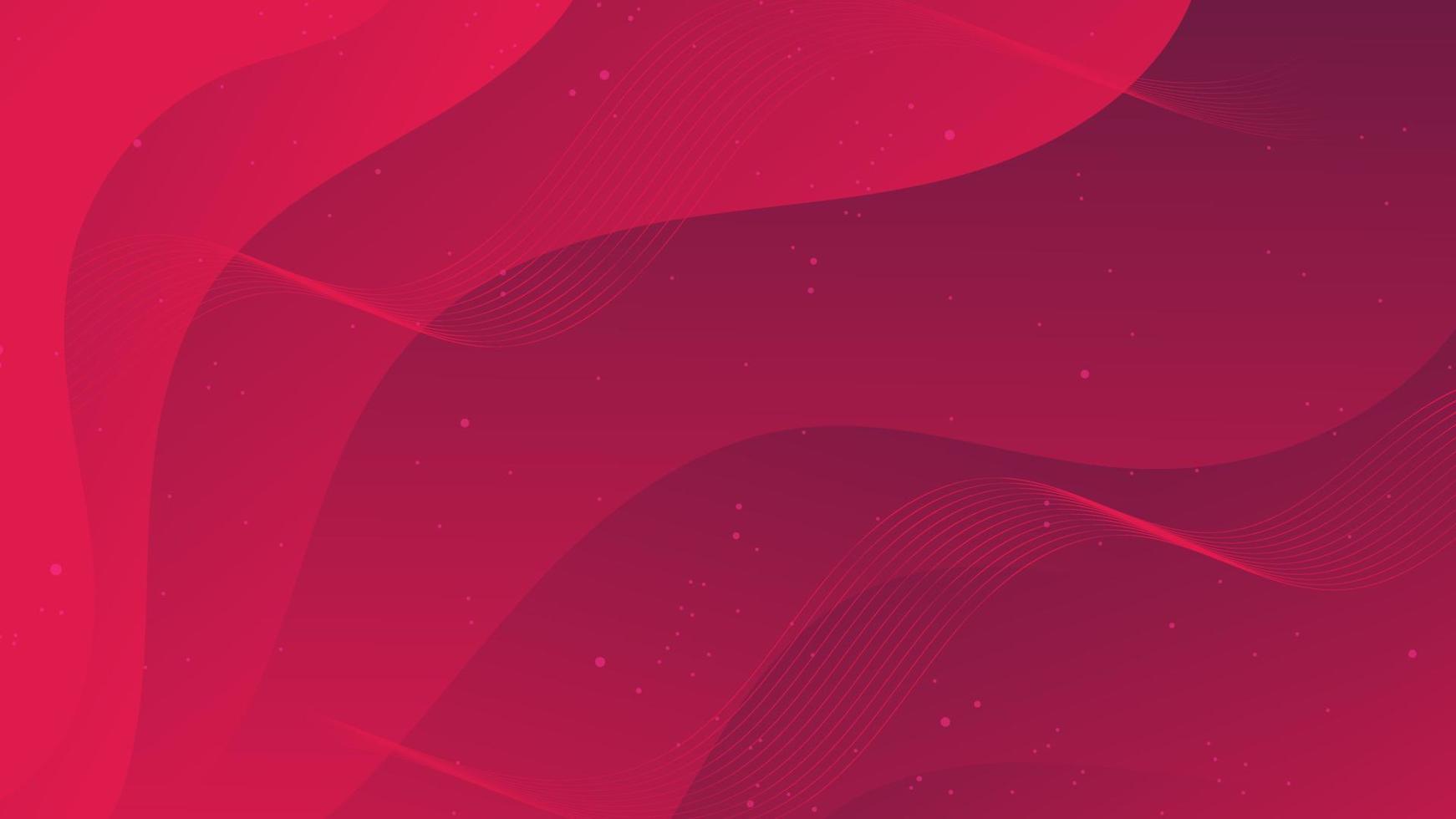 Abstract Gradient Red liquid Wave Background vector