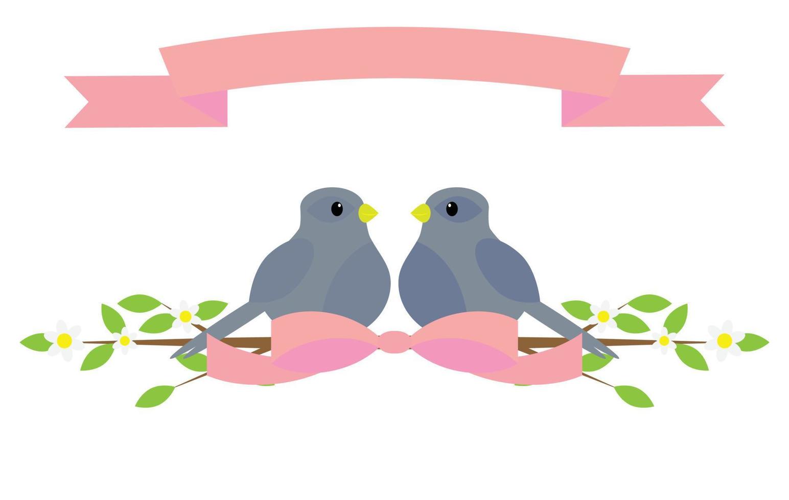Loving dove icon vector