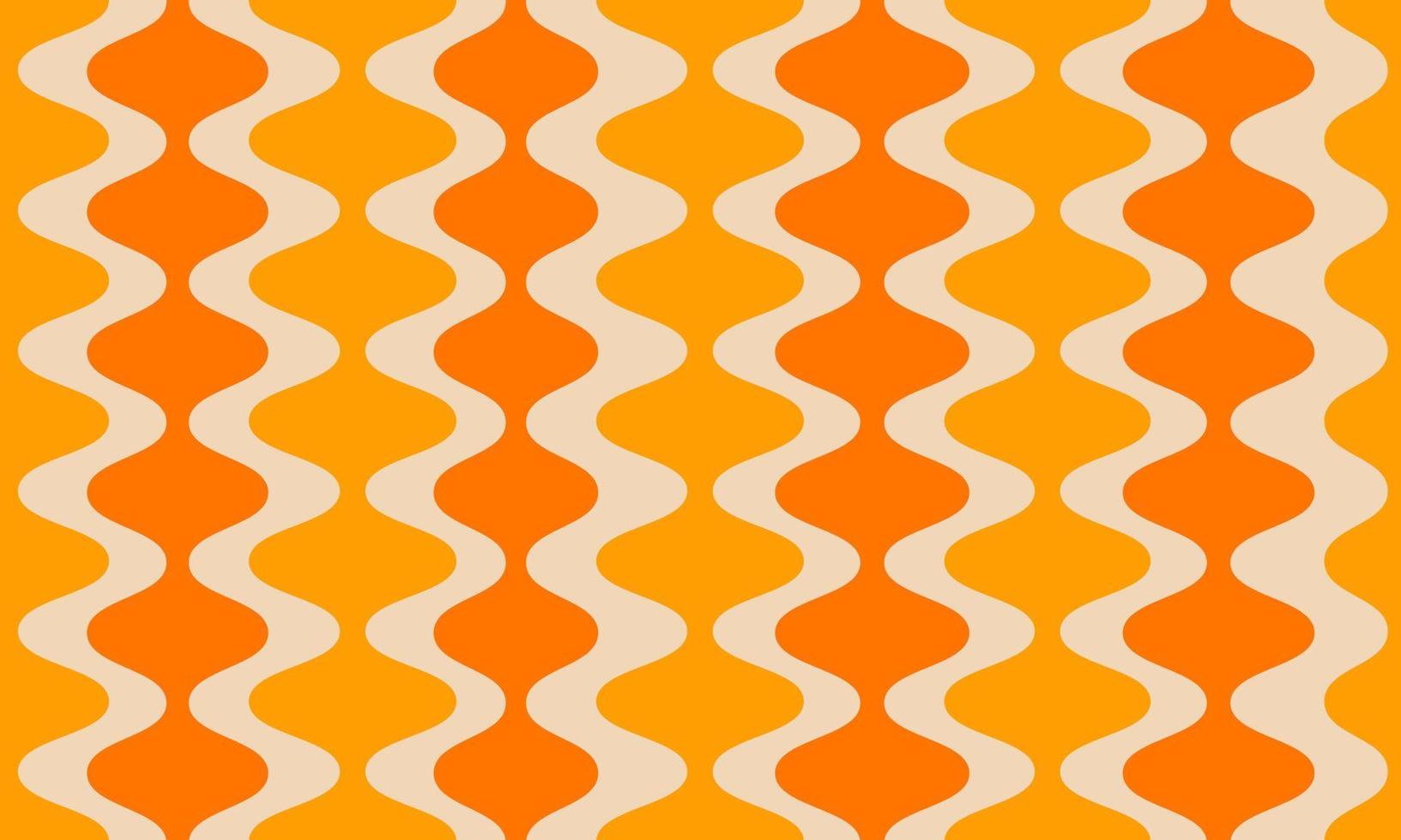 Abstract Vintage Retro Aesthetic Background Wavy Pattern vector