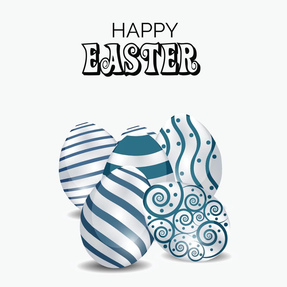 Vector illustration of a Background for Happy Easter.