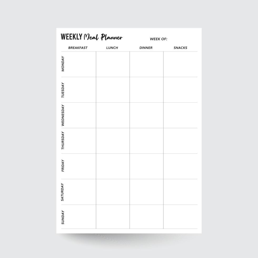 Weekly Menu Planner,Weekly Meal Plan,Meal Tracker,Weekly Menu Plan,Meal Planner Insert,Meal Tracker,Meal Template,Monthly Menu Planner vector