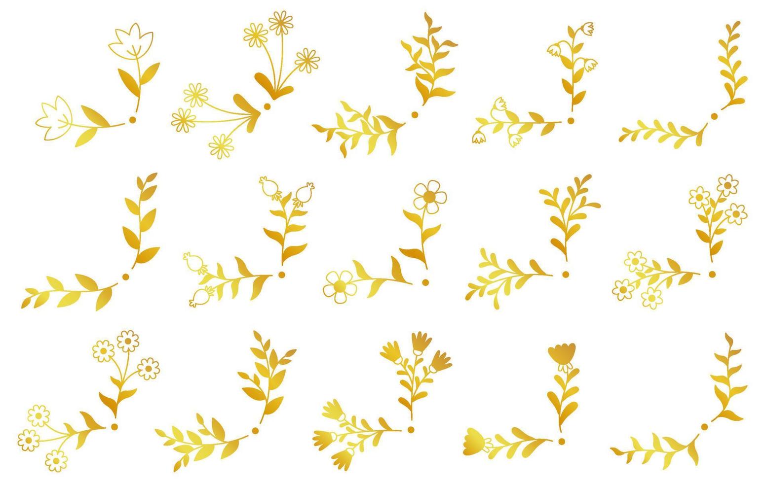Floral hand drawn border. Wedding card design element. vector