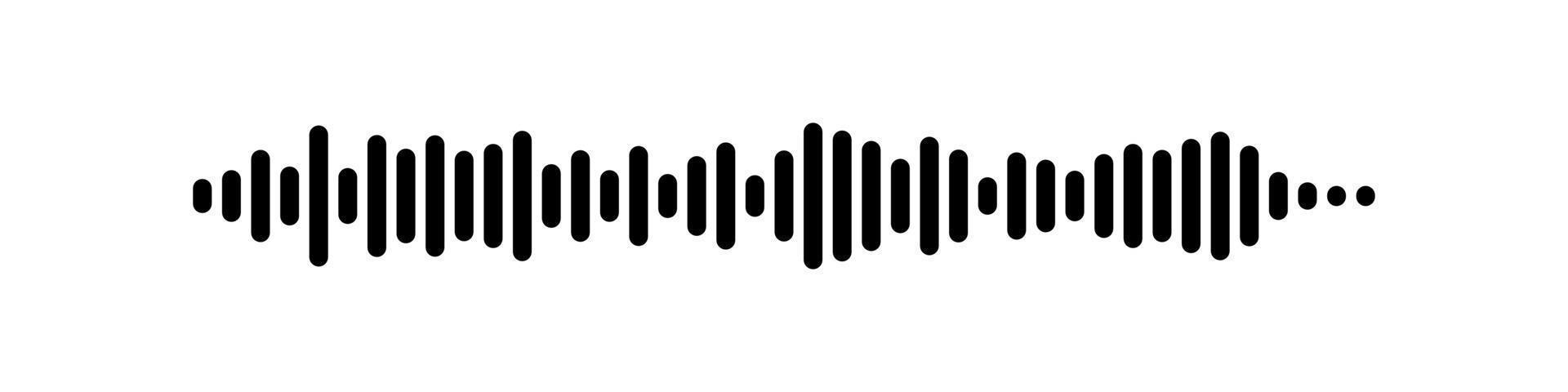Podcast sound waves collection. voice message for social media app. Equalizer template, sound spectrum. Vector isolated illustration