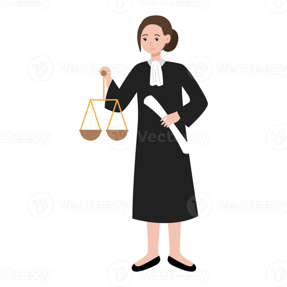 judge cartoon character illustration png