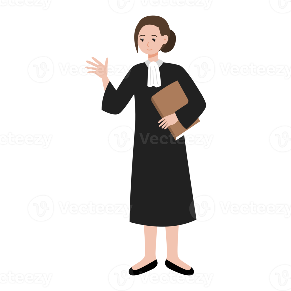 judge cartoon character illustration png
