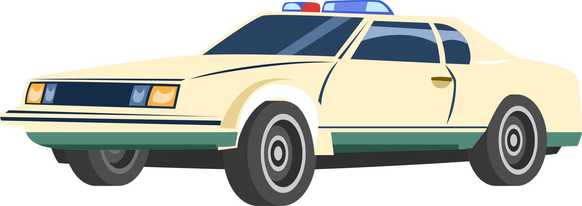 Police car png graphic clipart design