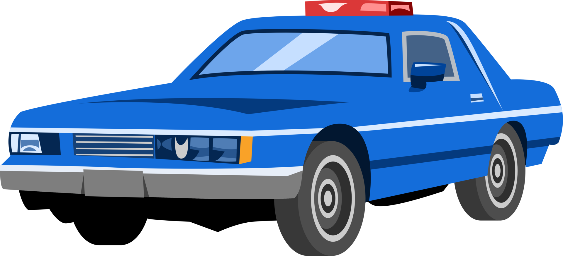 Police car png graphic clipart design