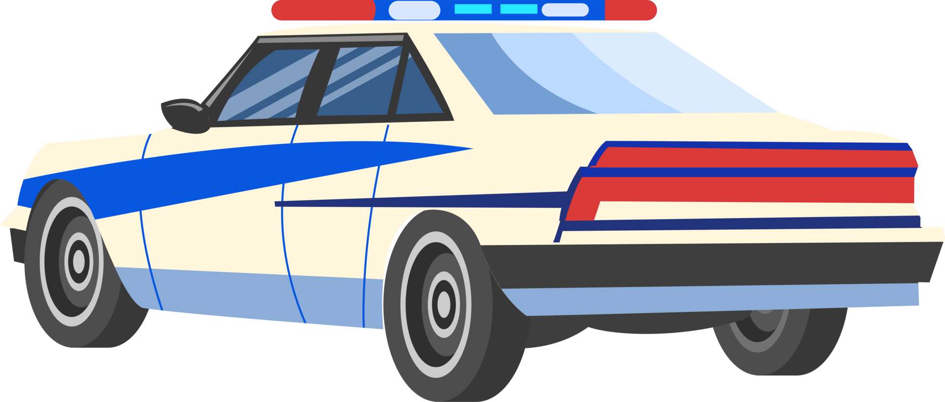 Politie auto PNG grafisch clip art ontwerp