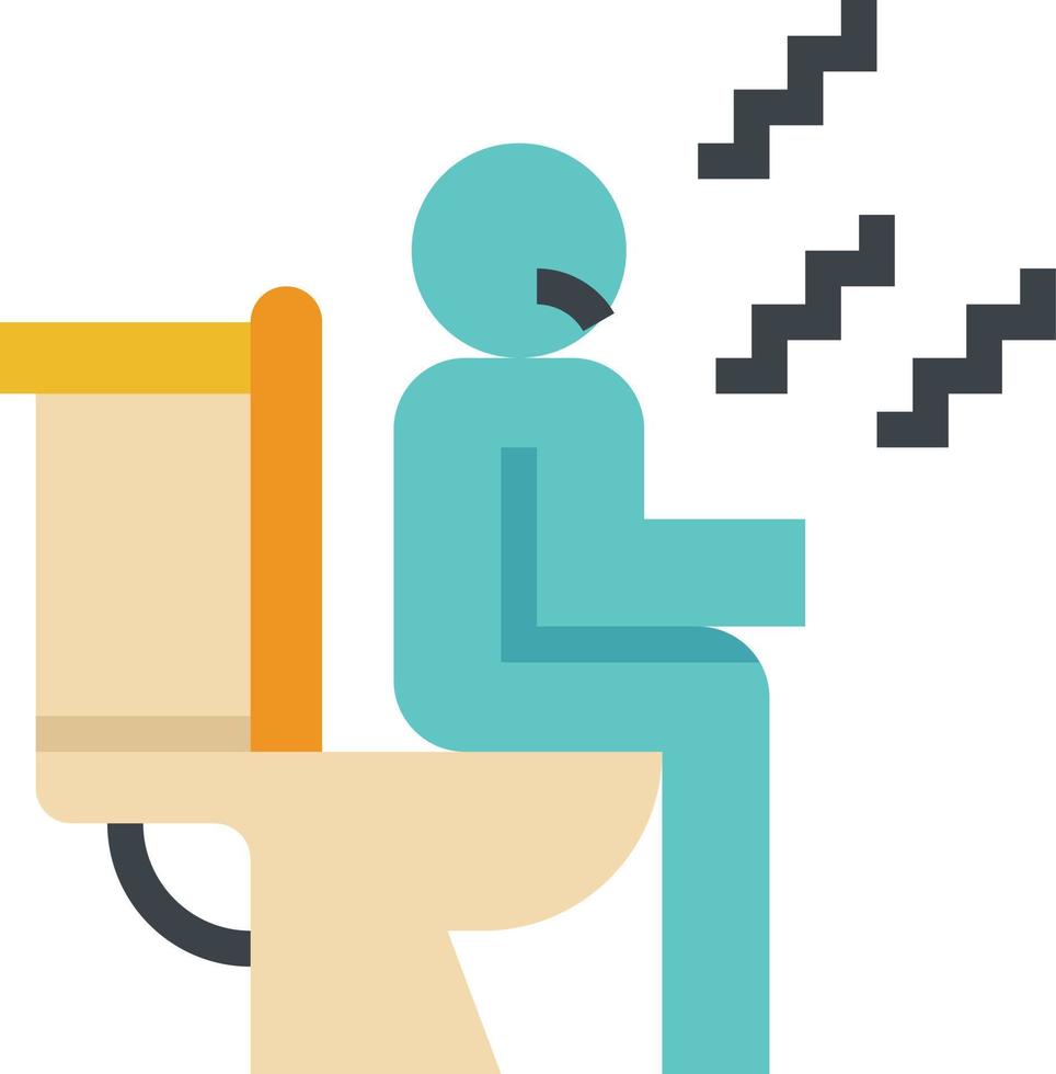 bowel constipation diarrhea irritable Illustration Vector