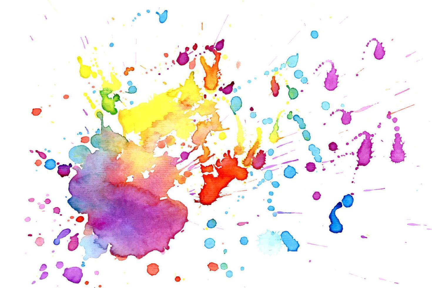 Bright watercolor vector spot. Abstract vector background. Bright watercolor slash.