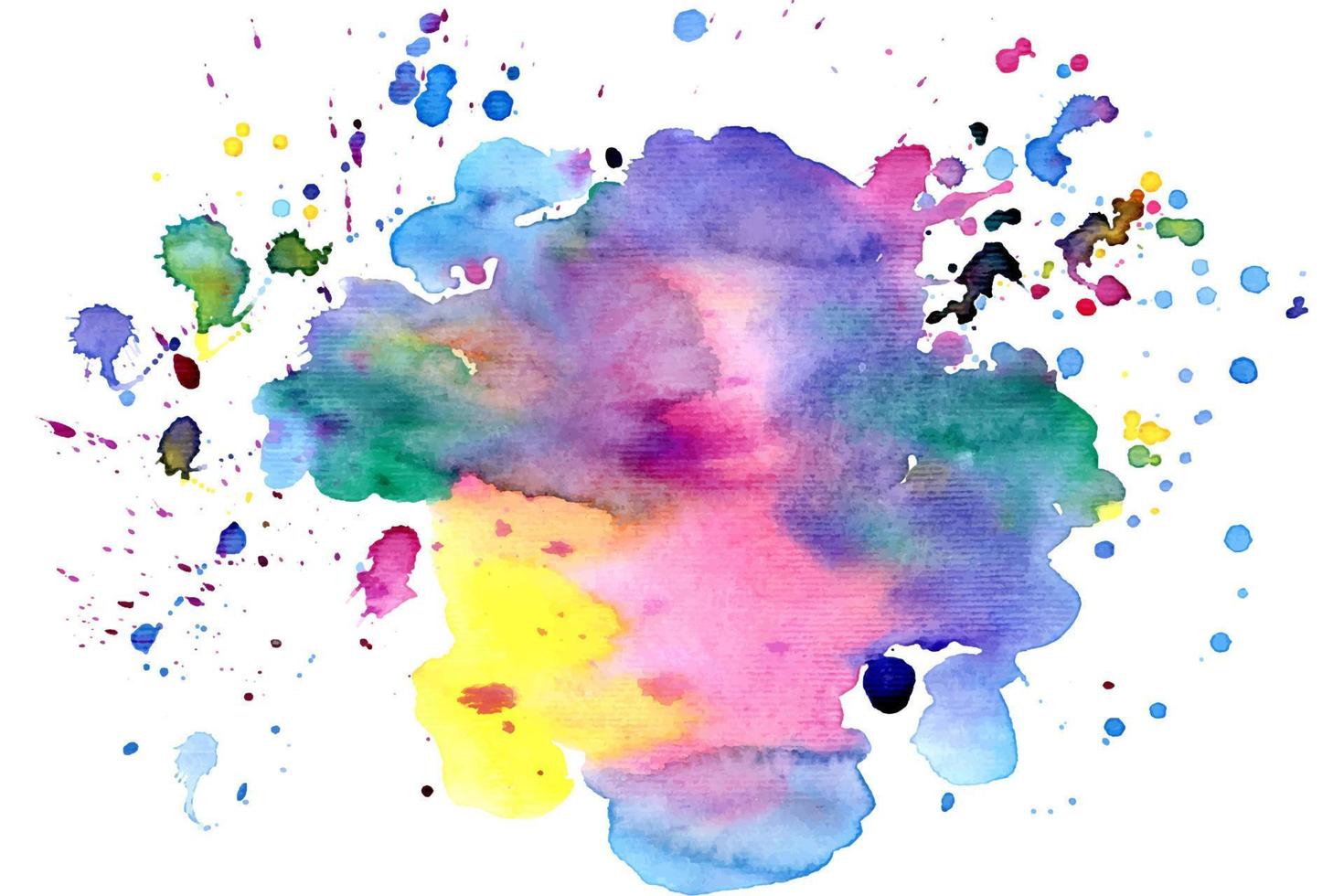 Bright watercolor vector spot. Abstract vector background. Bright watercolor slash.