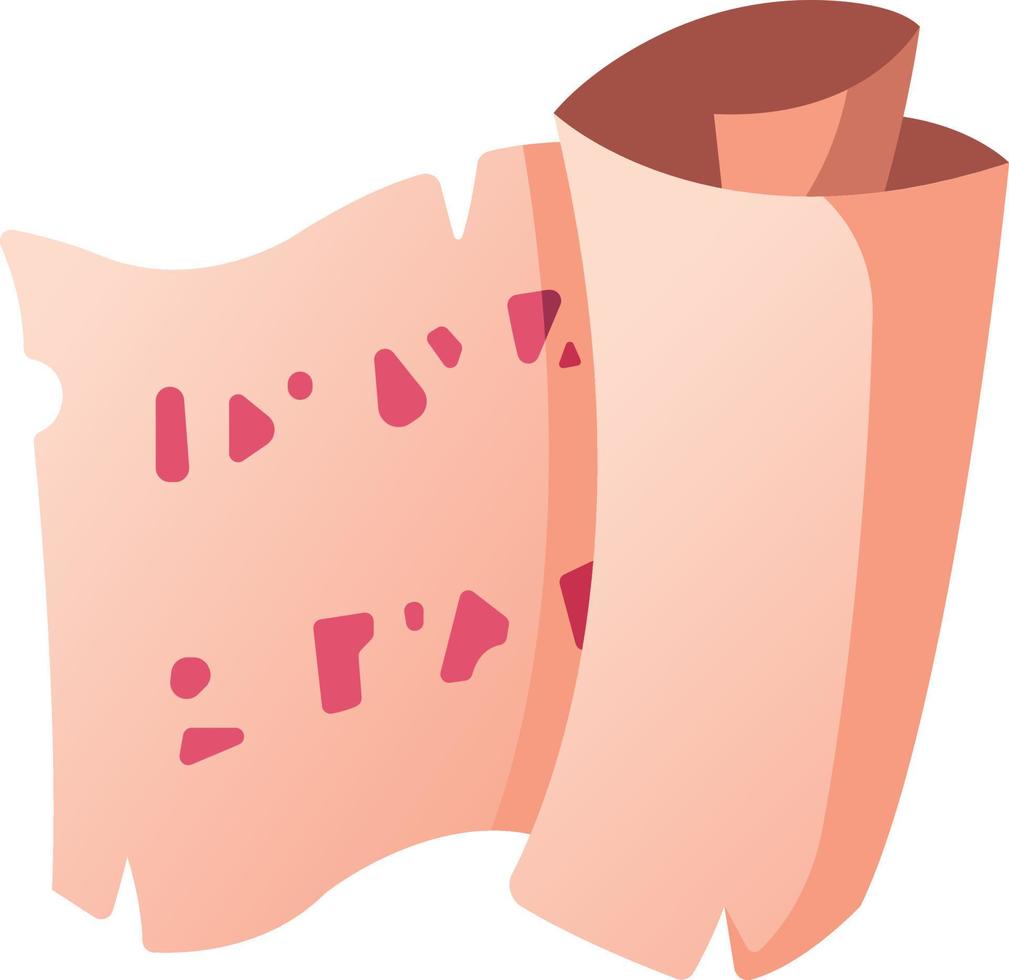 spell scroll Illustration Vector